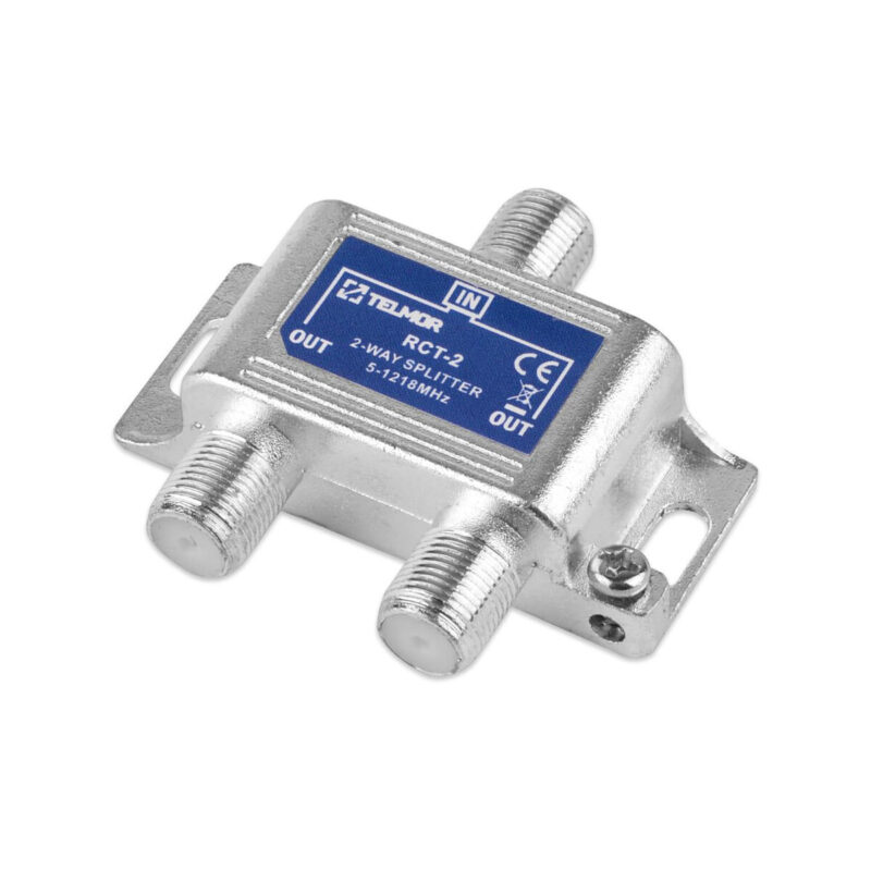 Rozgałęźnik TELMOR RCT-2 Splitter 2x1.2G