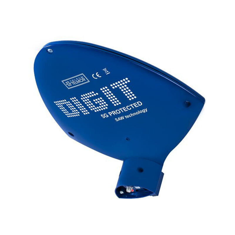 Antena szerokopasmowa DVB-T/T2 Telmor Digit Activa 5GR niebieska