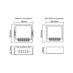 Moduł OXT z sensorem do silnika bramy garażu ZigBee TUYA
