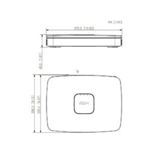 REJESTRATOR IP DAHUA NVR2108-8P-I2