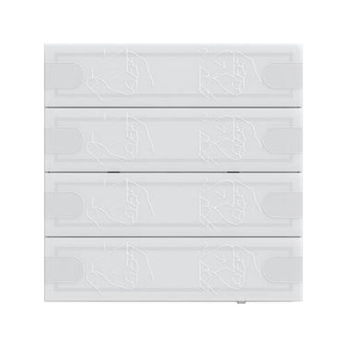 GIRA czujnik przyciskowy 4 Komfort 4x KNX TS4 białe 5004003