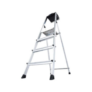Drabina aluminiowa jednostronna Krause SECURY MultiGrip 1x4 z półką