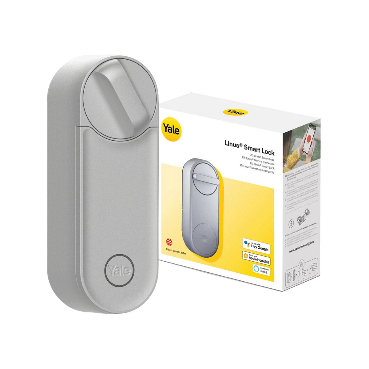 Yale Linus L2 Smart Lock - srebrny