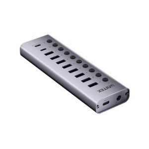 Unitek Hub USB C/USB A 10w1 5Gbps z włącznikami portów