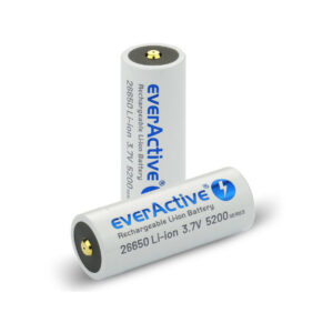 Akumulator 26650 Li-Ion 3,7V everActive 5200mAh micro USB (1 szt.) z zabezpieczeniem