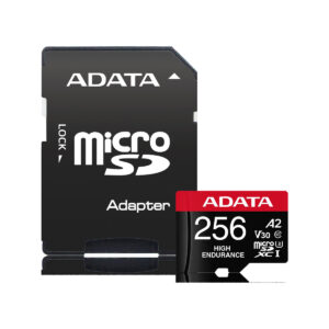 Adata Karta microSD High Endurance 256GB UHS1 U3 V30 A2 100/85MB/s + Adapter