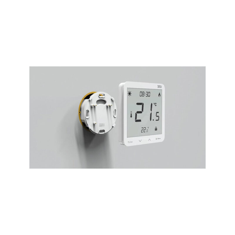 Przewodowy dwustanowy regulator pokojowy podtynkowy czarny ST-297z v3 Tech sterowniki