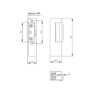 ZACZEP ELEKTRA R3 Z PAM. Z BLOK. LEWY