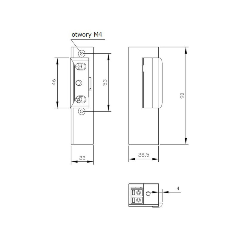 ZACZEP ELEKTRA R3 Z PAM. Z BLOK. LEWY