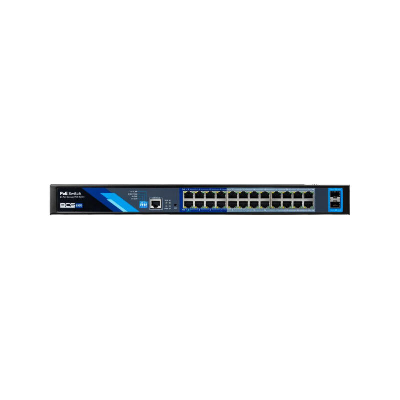Switch PoE BCS BASIC BCS-B-SP24G-2SFP-M