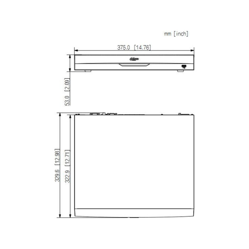 Rejestrator IP Dahua NVR5216-8P-EI2