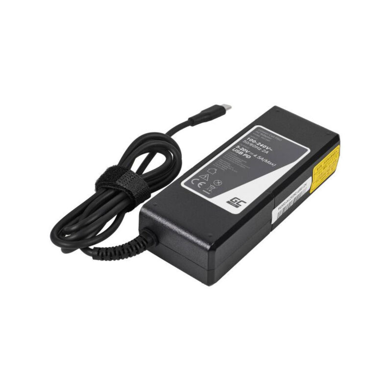 ZASILACZ ŁADOWARKA DO LAPTOPA UNIWERSALNA APPLE Green Cell PRO AD139P 20V 4,5A 90W USB-C