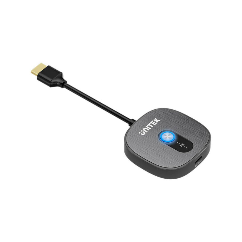 Unitek Dodatkowy odbiornik bezprzewodowy HDMI do nadajnika V1711A, czarny