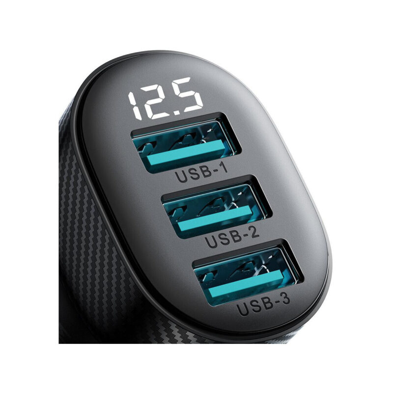 Ładowarka samochodowa Joyroom JR-CCD03 17W 3.4A 3x USB-A