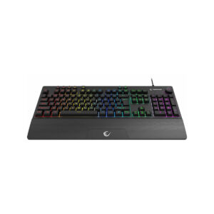 19326a0f109e29d1c3f3197e5d0400f8_original Klawiatura przewodowa Rampage Simula RGB Makro czarna z podstawką