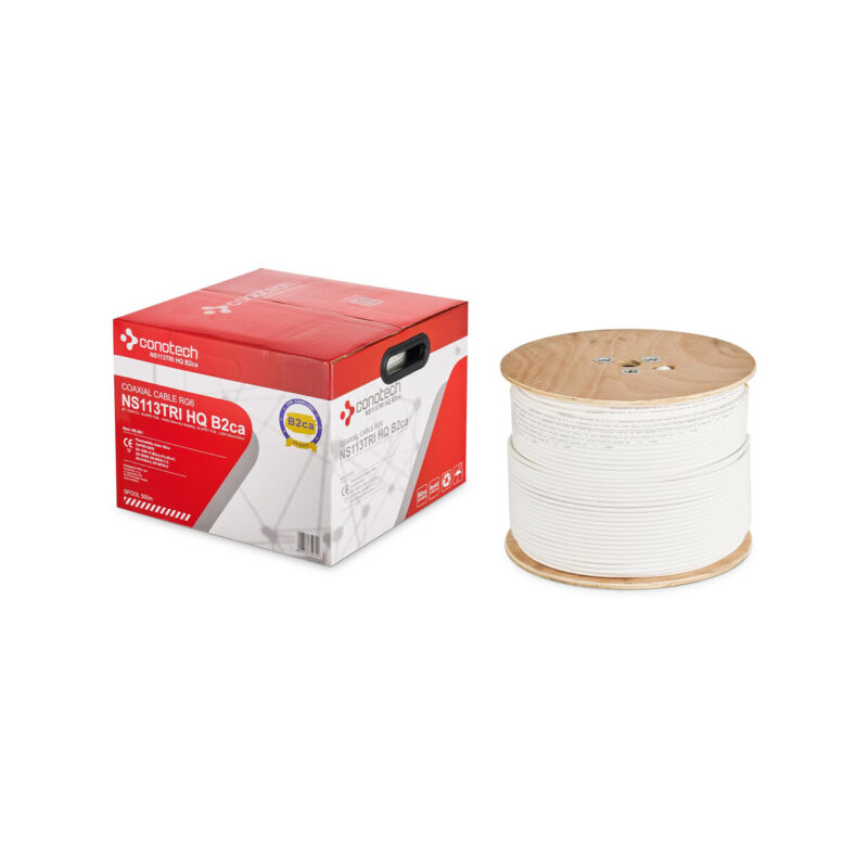 PRZEWÓD KONCENTRYCZNY RG-6 NS113TRI HQ LSOH B2ca 500m