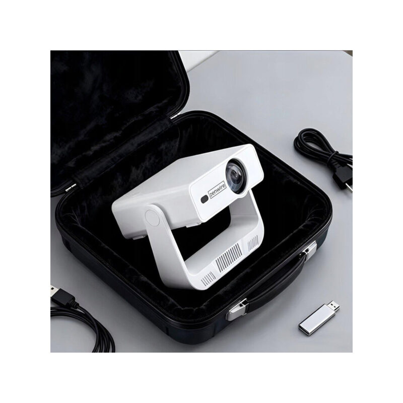 Mini Projektor Przenośny Rzutnik Android 14 WiFi 360 Full HD 4K do Telefonu Zenwire IMC260