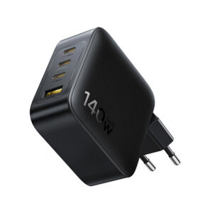 Ładowarka sieciowa Baseus EnerFill FH11 GaN 140 W 3x USB-C 1x USB-A PD 3.0 QC 4.0+ + kabel