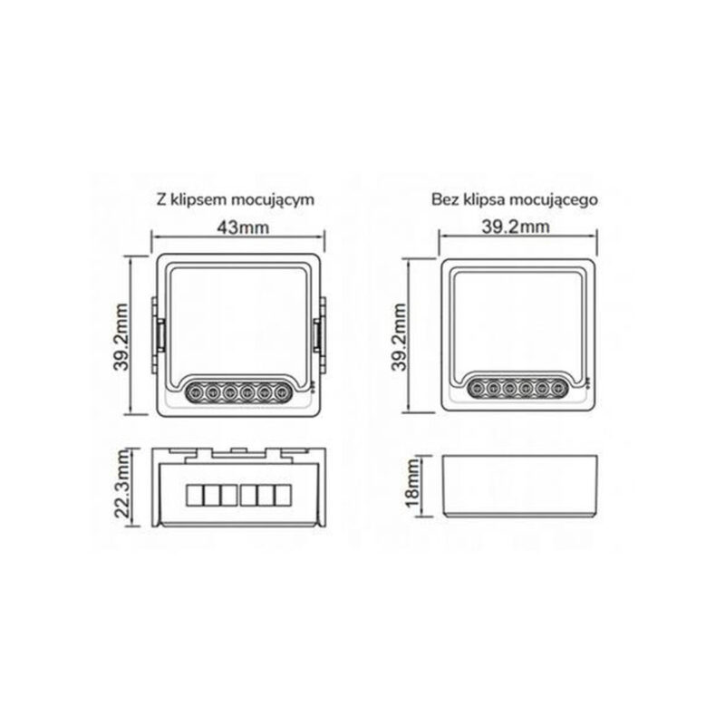1a7ec3f44be4a6a5973fb0211b0183e1_original Moduł OXT mini przekaźnik beznapięciowy AC 230V DC 5V 12-48V WiFi TUYA