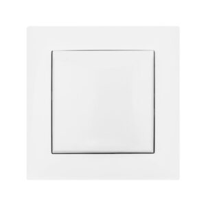 Gniazdo pojedyncze z klapką i uziemieniem VCX WESA LC 52 Biały