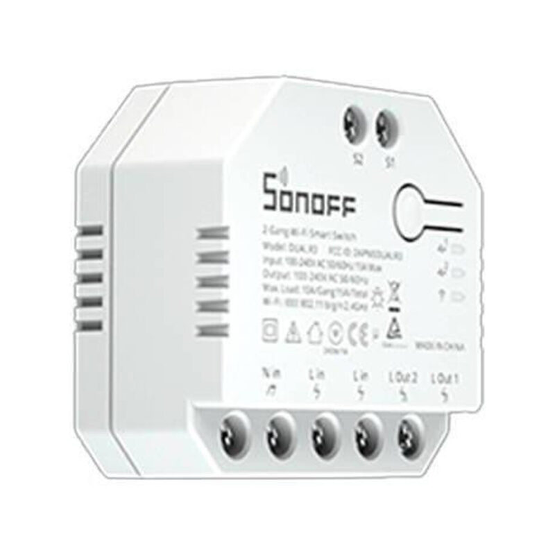 SONOFF sterownik 2-kanałowy roletowy 10A WiFi DUAL R3