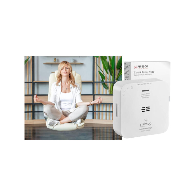 Zestaw czujników FIRESCO czujnik czadu+czujnik dymu