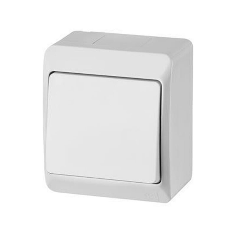 HERMES BIAŁY ŁĄCZNIK NT UNIWERSALNY IP44 ZACISKI ŚRUBOWE 10AX 250V 0331-02