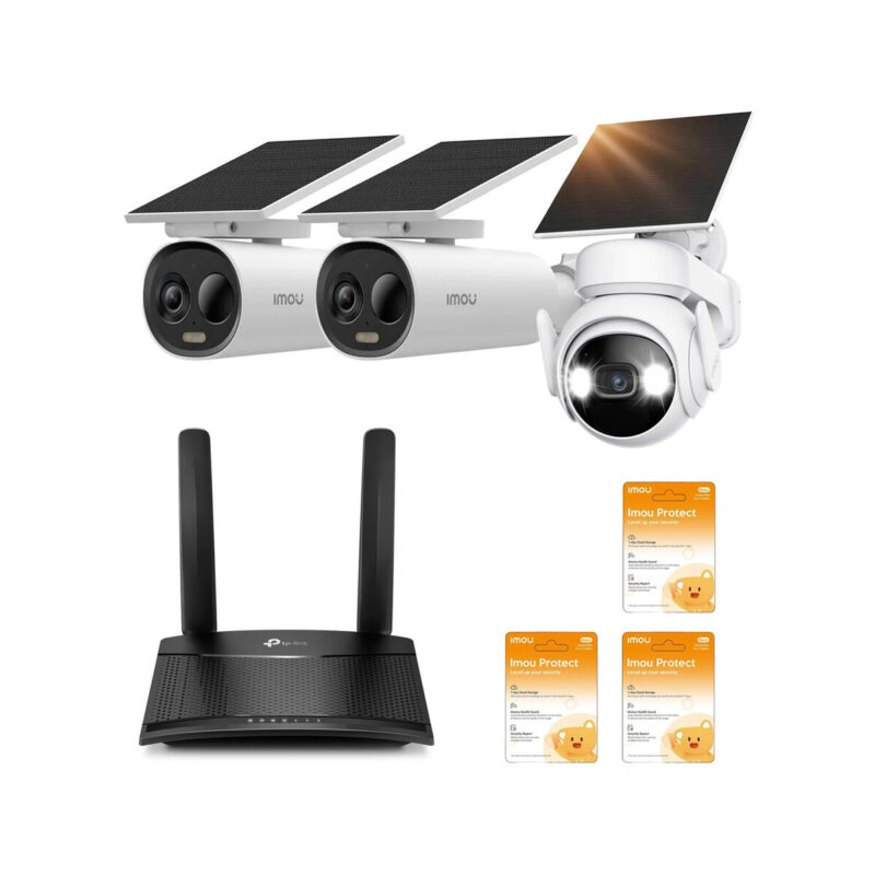 Zestaw kamer Imou Cell PT kit, Cell 3C AIO z routerem LTE