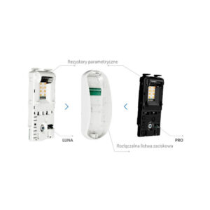 SATEL DUALNA CZUJKA RUCHU PIR+MW SLIM-DUAL-PRO