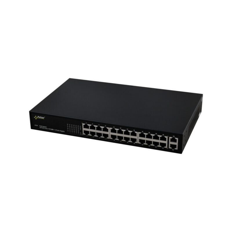 SWITCH POE PULSAR S124 24+2 UPLINK POE+ GIGABIT