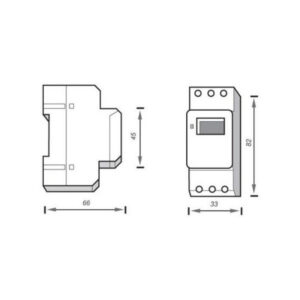Programator czasowy na szynę DIN ORNO OR-PRE-414