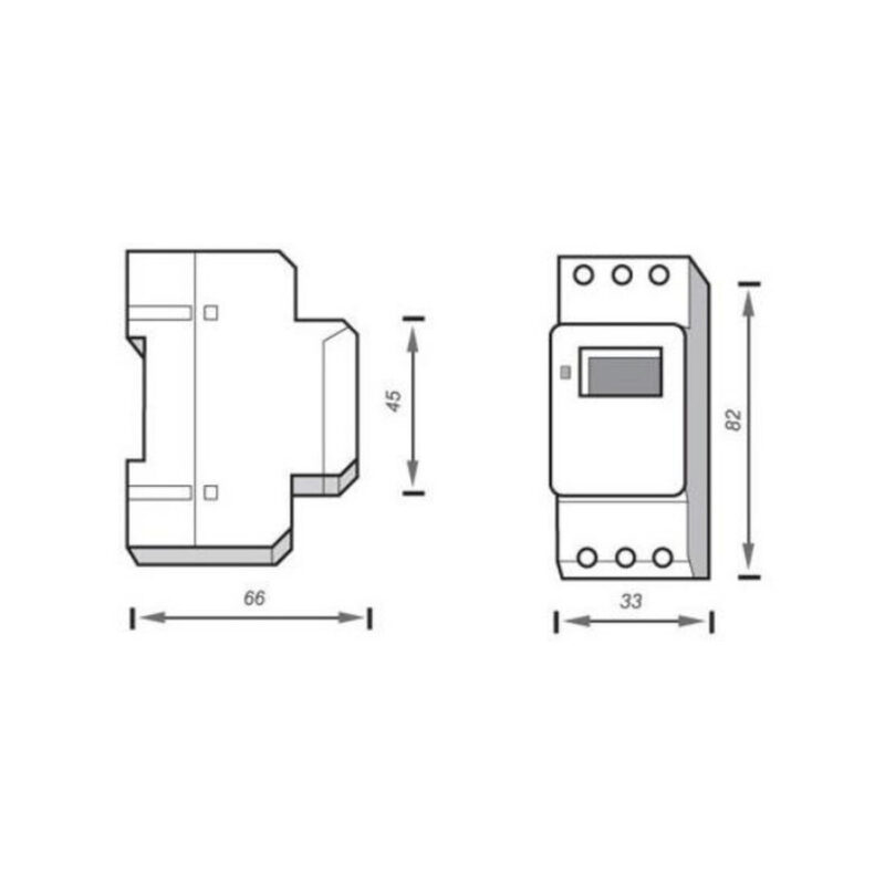 Programator czasowy na szynę DIN ORNO OR-PRE-414