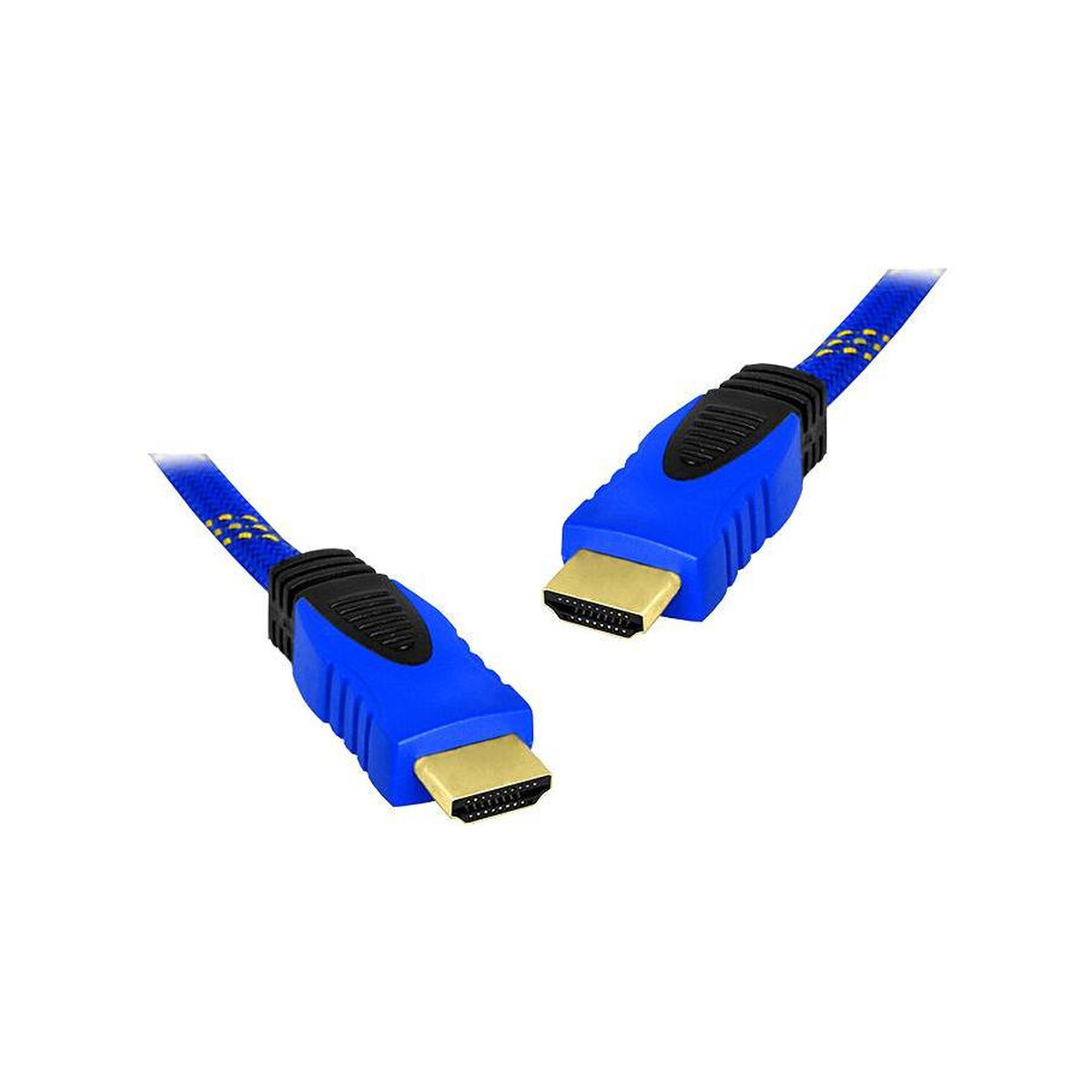 Kabel HDMI-HDMI v1.4 niebieski 5m