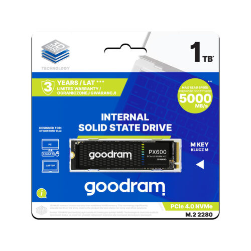 GOODRAM Dysk SSD PX600 1TB M.2 PCIe 4x4 NVMe 2280