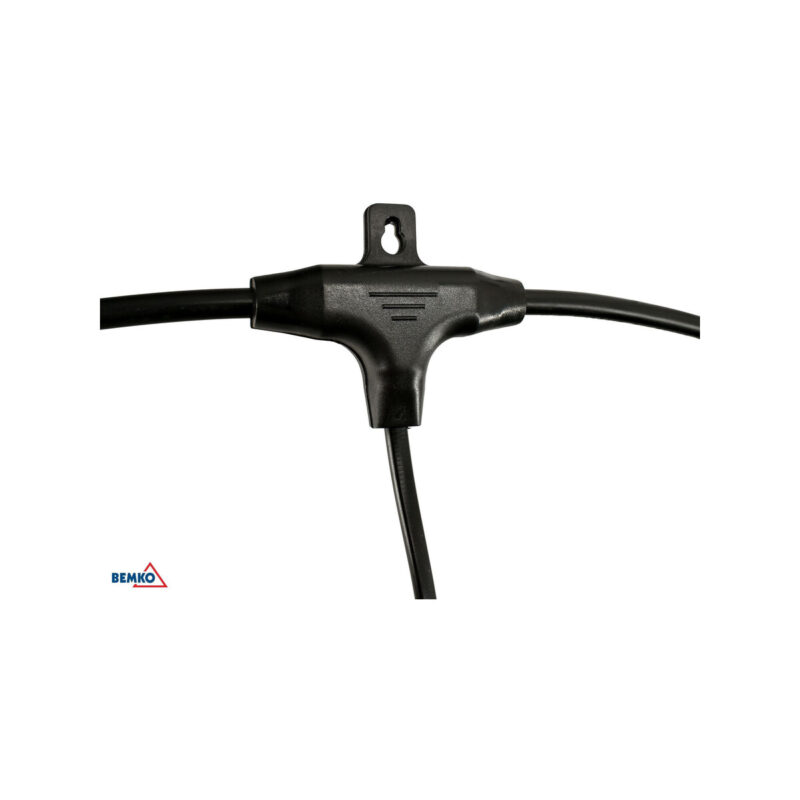 SOLARNA GIRLANDA OGRODOWA LED BRMKO SOLBEE 3W 3000K 10SZT 10M IP65 CZARNA C83-SOB-003BL-3K