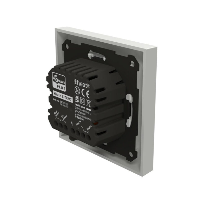 Termostat Heatit Z-TRM7 White RAL 9003 Z-Wave Thermostat 3600W 16A 868,4 Mhz