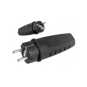 Wtyczka gumowa przenośna 250V, 16A, IP LUX PAWBOL D.3158L