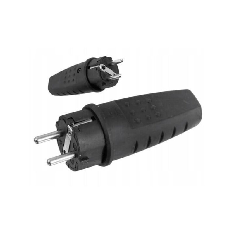 Wtyczka gumowa przenośna 250V, 16A, IP LUX PAWBOL D.3158L