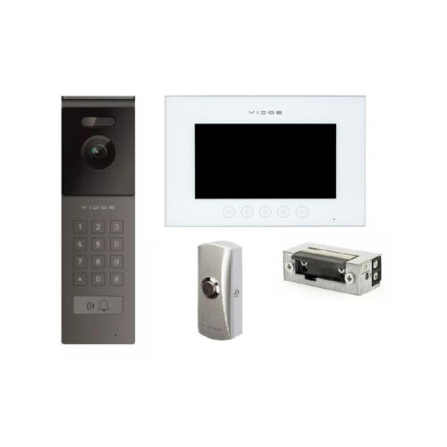 WIDEODOMOFON VIDOS X S12D/M11W-X +PRZYCISK+ ELEKTROZACZEP