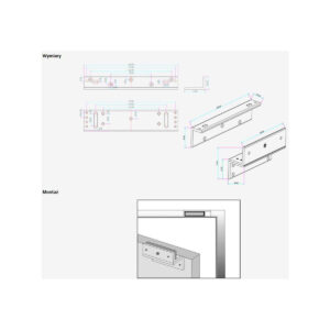 UCHWYT MONTAŻOWY SCOT BK-350ZL2 (DO ZWORY EL-350-2)