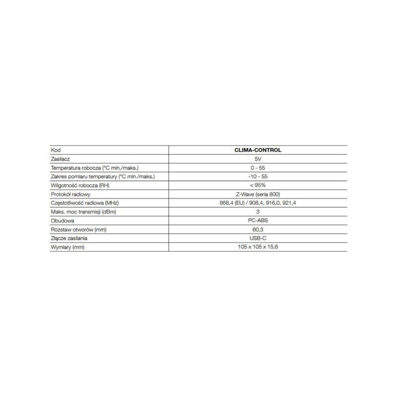 1f860ce9bd8eee2707db899e5bd162dc_original Termostat klimatyzacji Nice Clima-Control Z-Wave to IR Controller for AC 868,4 Mhz Biały