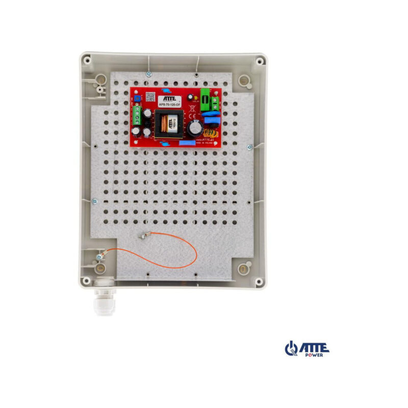 Zasilacz sieciowy SMPS 12V 6A 72W ATTE APS-70-120-L1