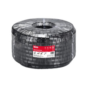 Organizer do kabli Unitek spiralny organizer na kable, 10 metrów, 22 mm średnicy, czarny