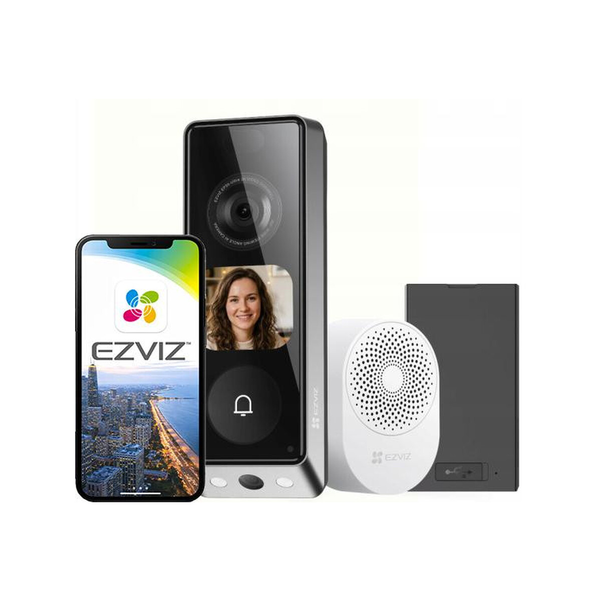 Wideodzwonek Ezviz EP8 Ultra 6MP+2MP Wi-Fi
