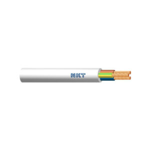 Przewód elektryczny linka H03VV-F OMY 3x1,5mm2 300V NKT biały 100m