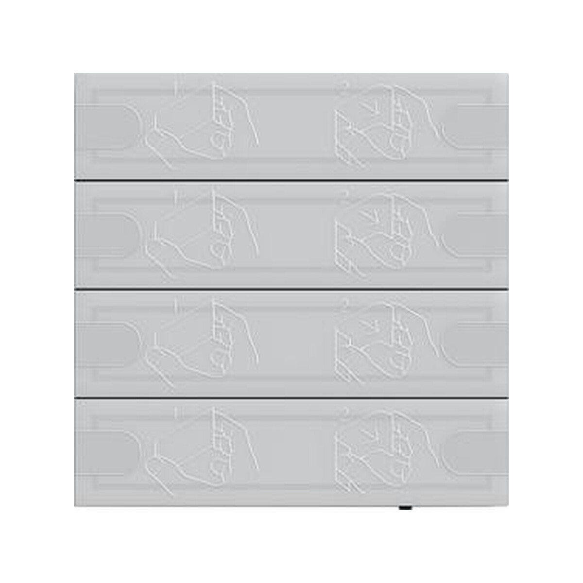 GIRA czujnik przyciskowy 4 Komfort 4x KNX TS4 antracytowy 5004028