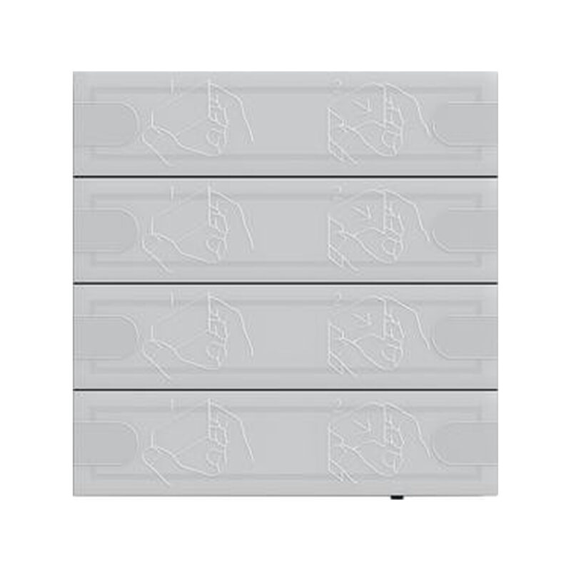 GIRA czujnik przyciskowy 4 Komfort 4x KNX TS4 antracytowy 5004028