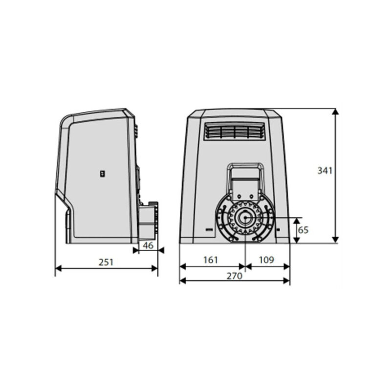 Zestaw BFT ARES ULTRA BT B1000 KIT INT do 1000kg bram przesuwnych