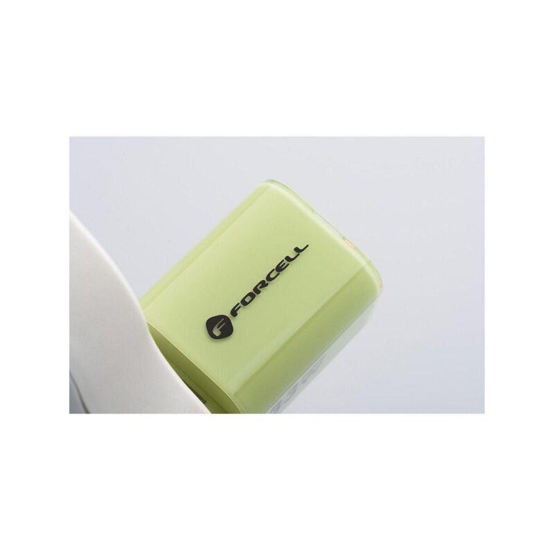 20147196d0a7dc17747fbc9d698b0a0e_original ŁADOWARKA SIECIOWA Forcell F-Energy GaN III VT-41 33 W 1x USB-C 1x USB-A PD 3.0 QC 4.0 ZIELONA