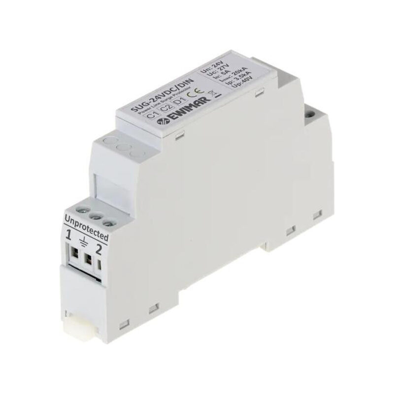 Ogranicznik przepięć 24V DC na szynę DIN EWIMAR SUG-24VDC/DIN